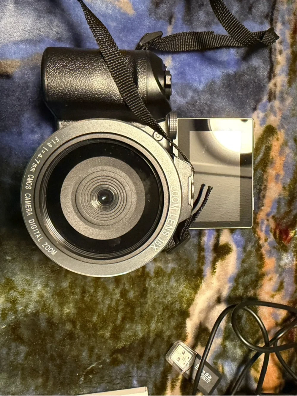 Black digital camera
